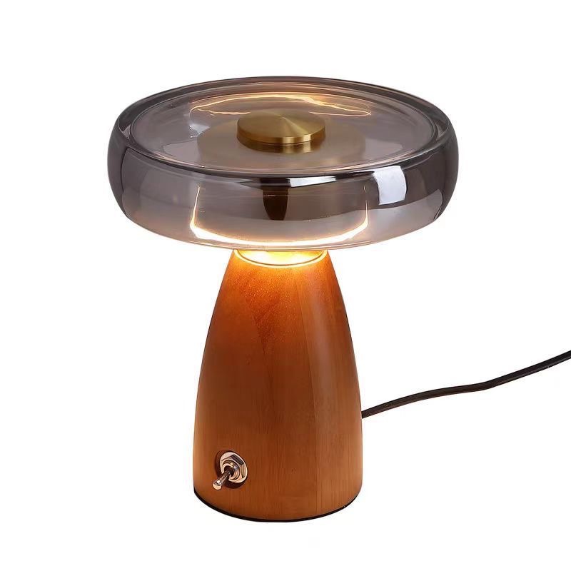 Desk Setup Vintage - Vintage Holz-Tischlampe Retro Luxus Schreibtisch-Nachttischlampe Leselampe