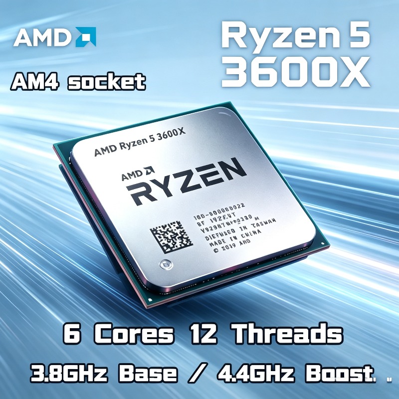 Amd Cpu Ryzen 5 - CPU-Prozessor 7NM 95W L3=32M 100-000000022 Sockel