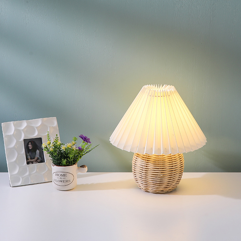 SCKDAY LED Plissierte Tischlam – Desk Setup Vintage Bewertung und Preis