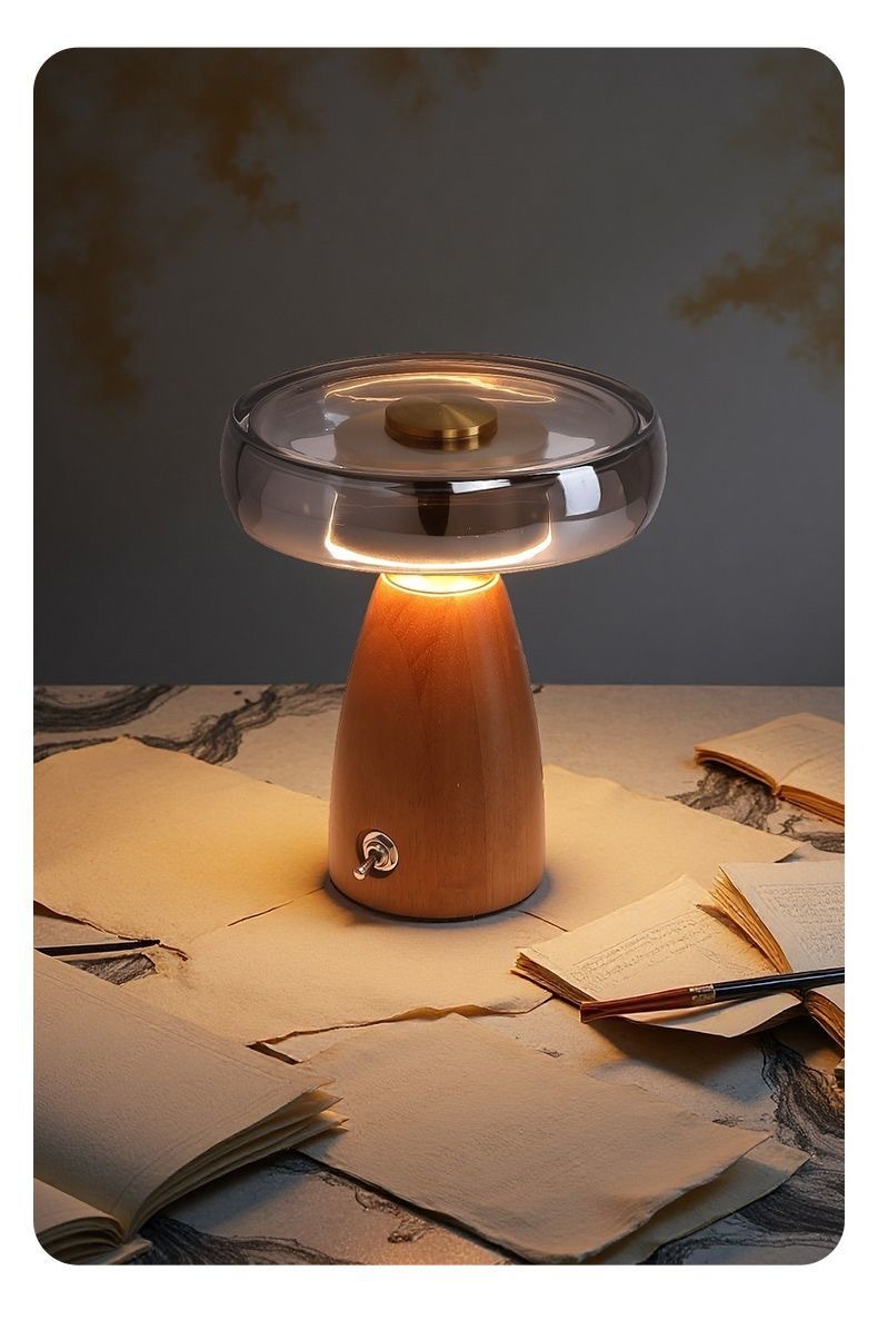 Vintage Holz-Tischlampe Retro  – Desk Setup Vintage Bewertung und Preis