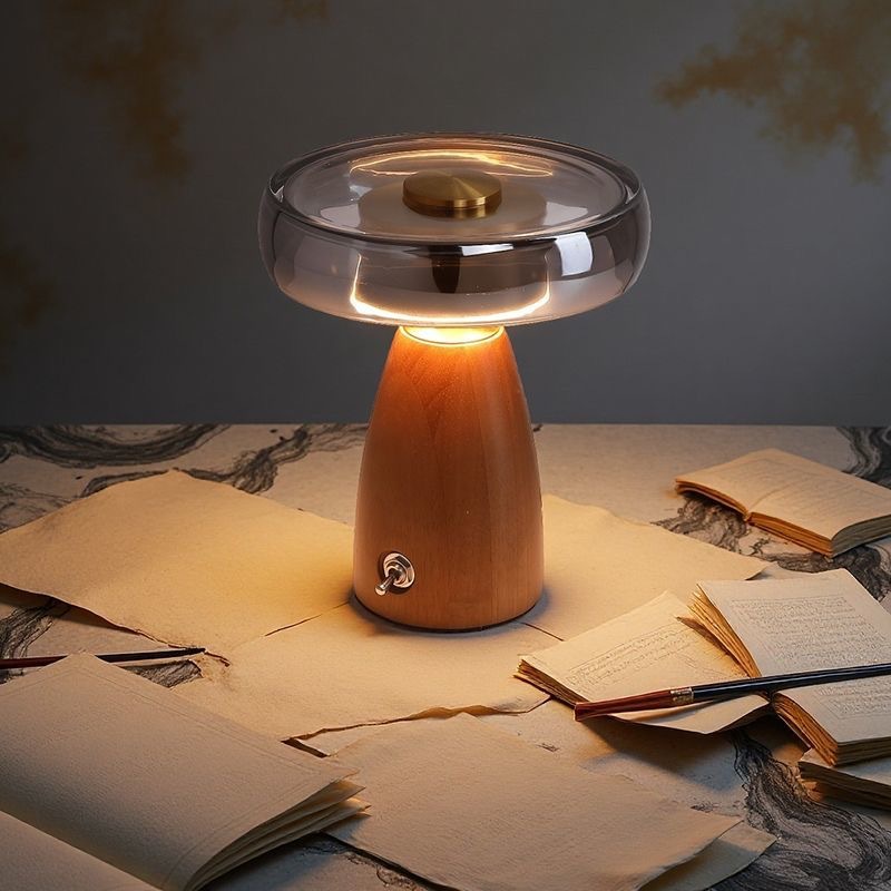 Vintage Holz-Tischlampe Retro  – Desk Setup Vintage Bewertung und Preis