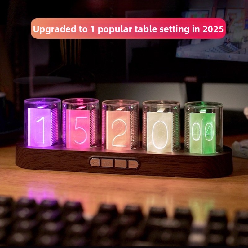 LED Nixie Röhrenuhr RGB Gaming – Desk Setup Youtube Bewertung und Preis