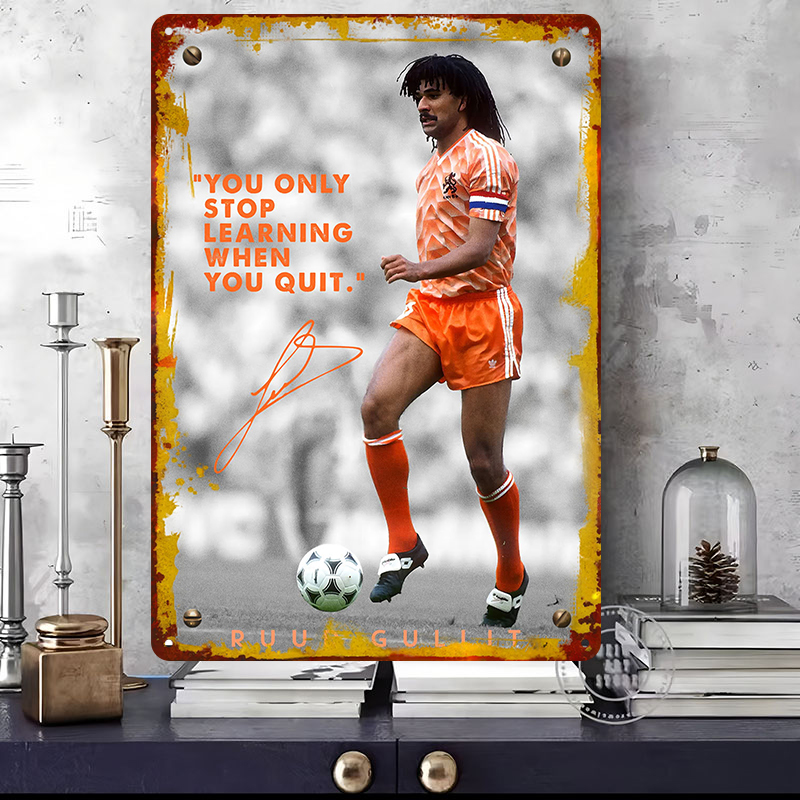 Ruud Gullit Fußballspieler Wan – Desk Setup Vintage Bewertung und Preis